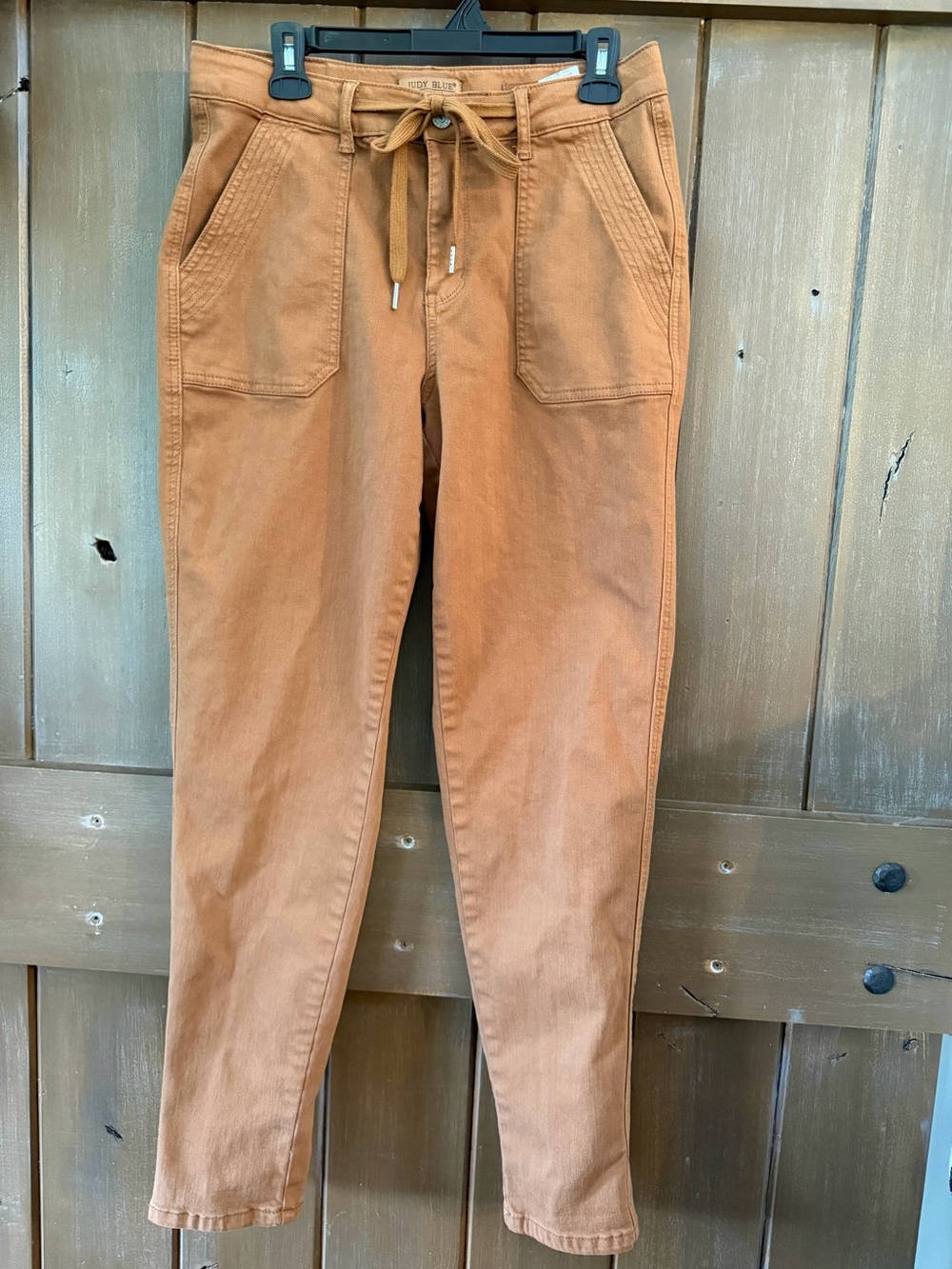 Judy Blue High Waist, Dyed Camel , Double Cuff Jogger Jeans size 9/29